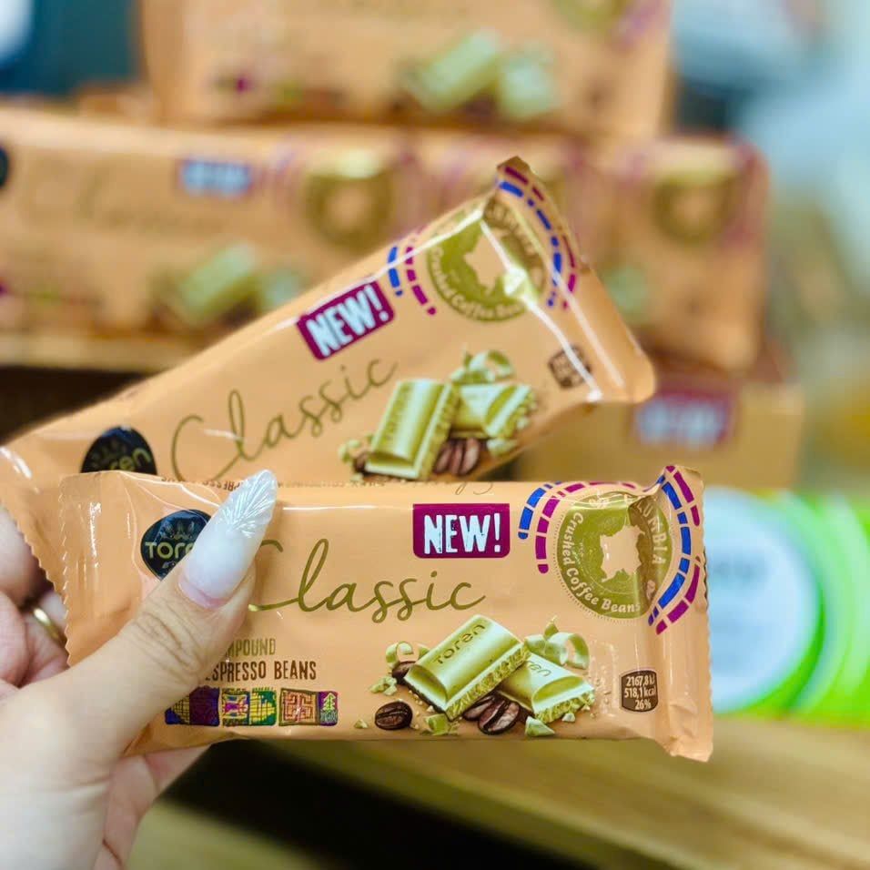 Thanh Socola Toren Classic Hạt Cà Phê - 52g