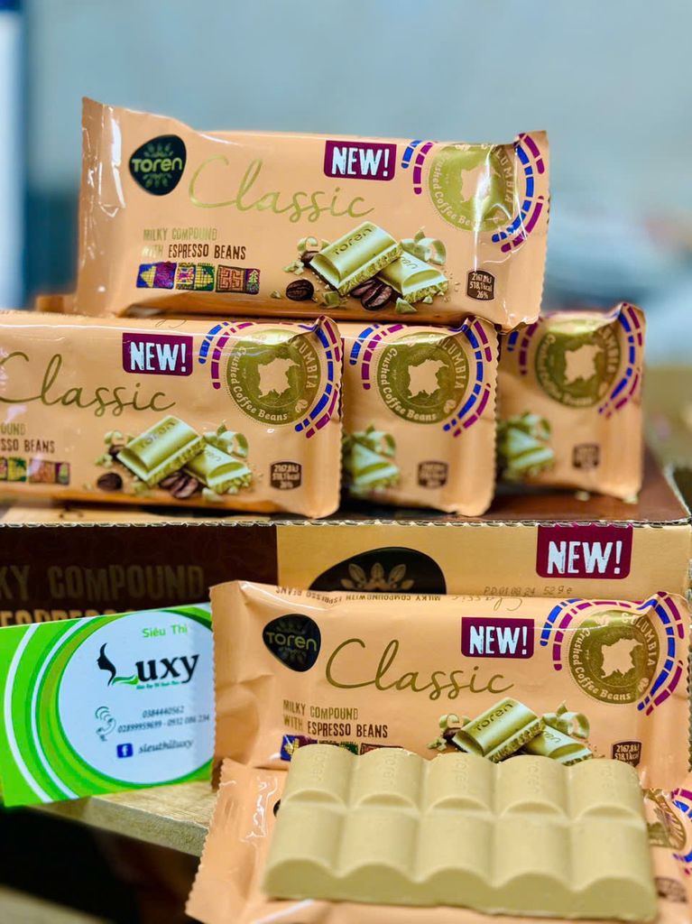 Thanh Socola Toren Classic Hạt Cà Phê - 52g