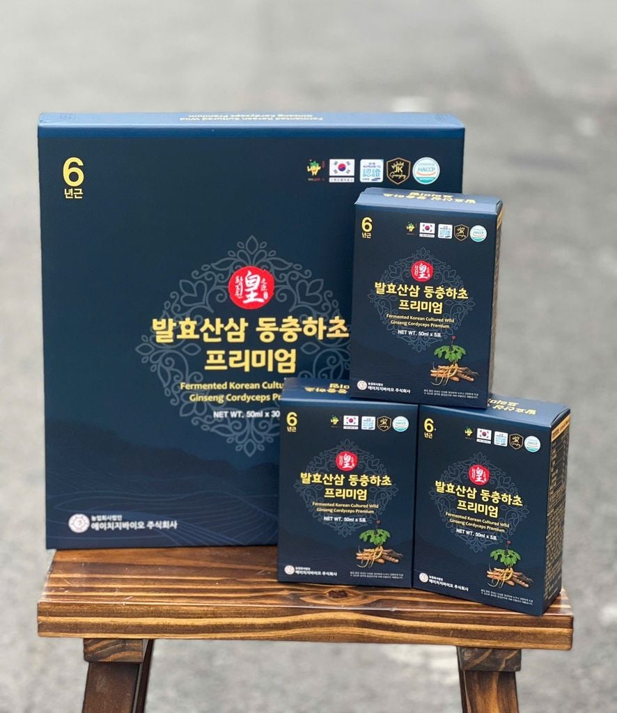 Sâm Núi Lên Men Đông Trùng Hạ Thảo Hàn Quốc - 50ml x 30 Gói