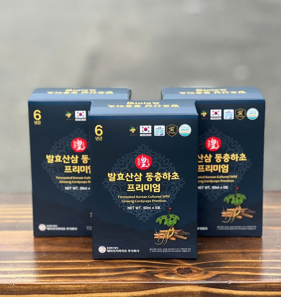 Sâm Núi Lên Men Đông Trùng Hạ Thảo Hàn Quốc - 50ml x 30 Gói