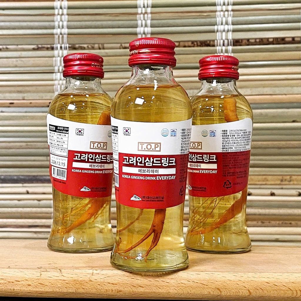 Nước Hồng Sâm Củ - Hộp 10 chai x 120ml