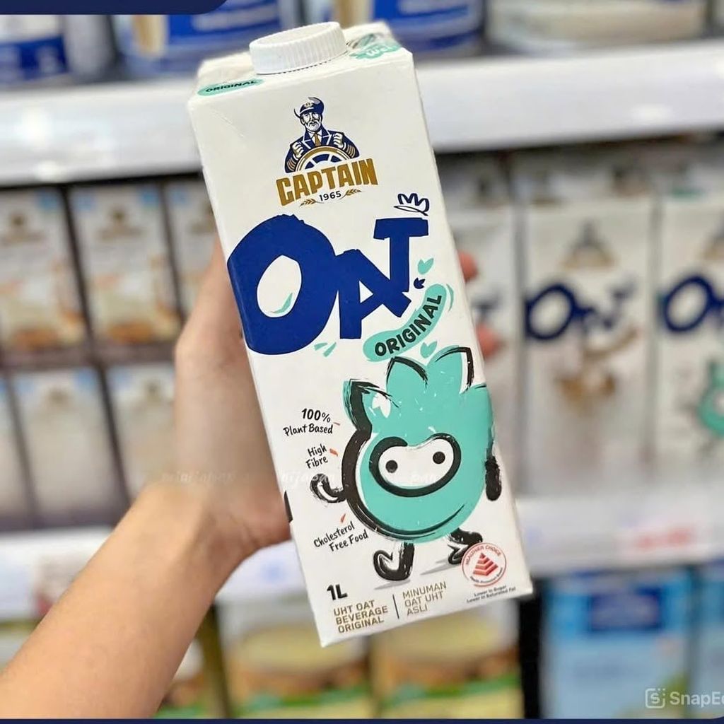 Sữa Yến Mạch Oat Original Captain - 1 Lít