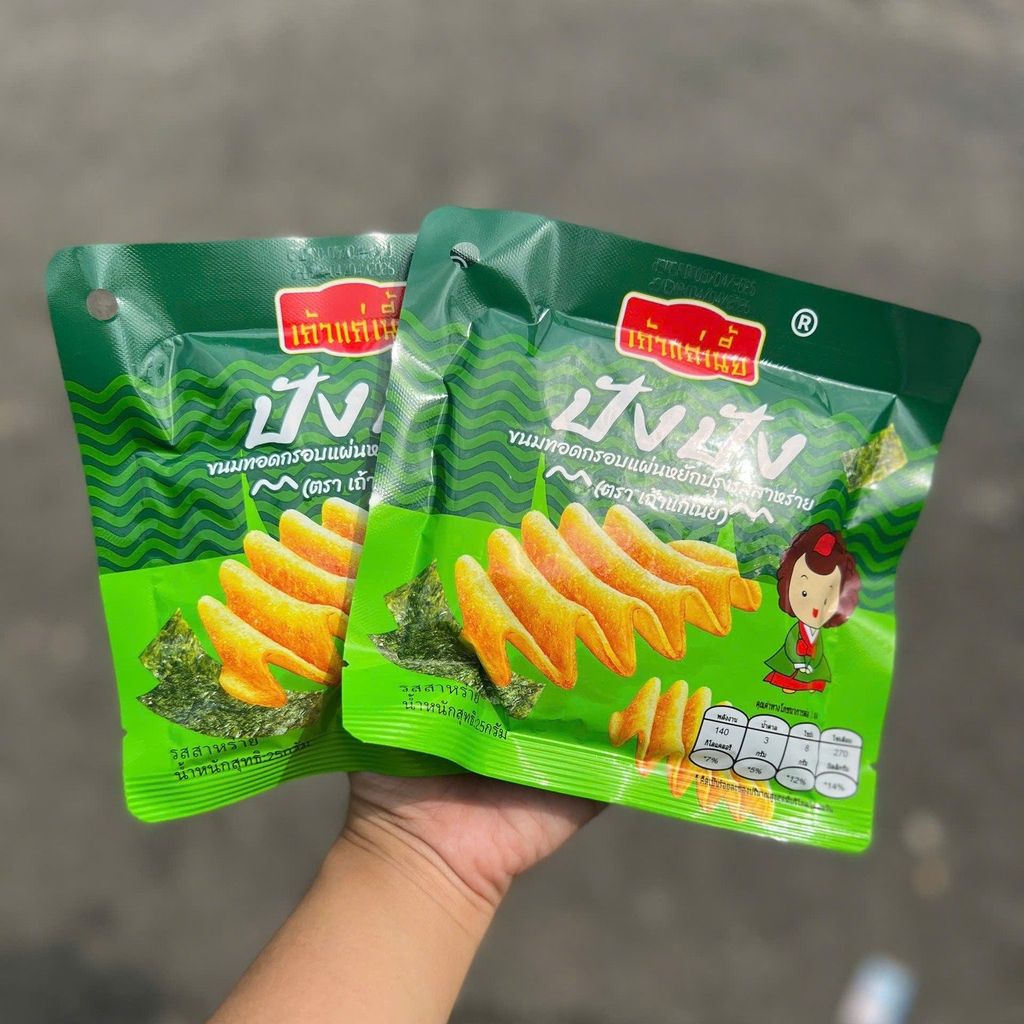 Snack Pang Pang Taokaenoi Thái Lan – Lốc 12 Gói x 25g