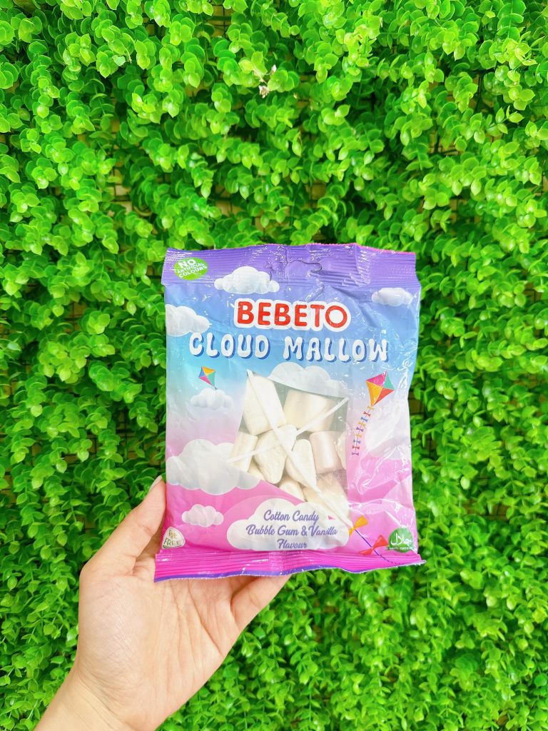Kẹo Xốp Hình Đám Mây Thổ Nhĩ Kỳ Marshmallow BEBETO - 60g