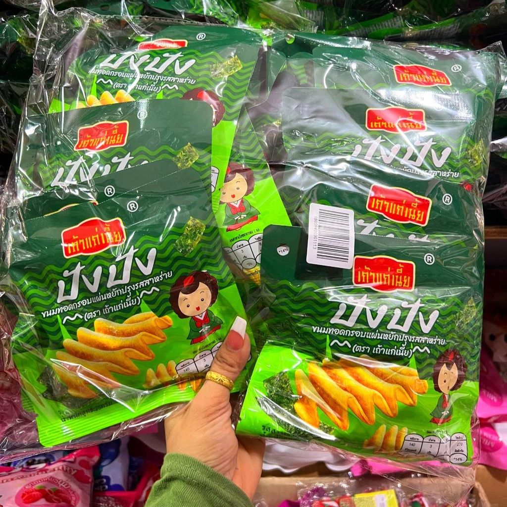 Snack Pang Pang Taokaenoi Thái Lan – Lốc 12 Gói x 25g