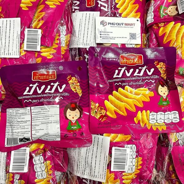 Snack Pang Pang Taokaenoi Thái Lan – Lốc 12 Gói x 25g