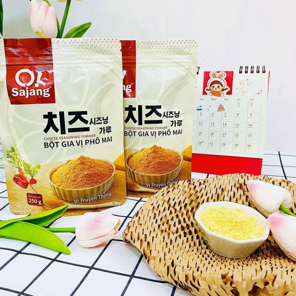 Bột Gia Vị Phô Mai Hàn Quốc Sajang – 250g
