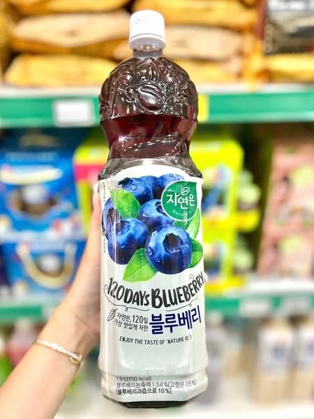 Nước Ép Trái Cây Woongjin Vị Việt Quất – Chai 1.5L