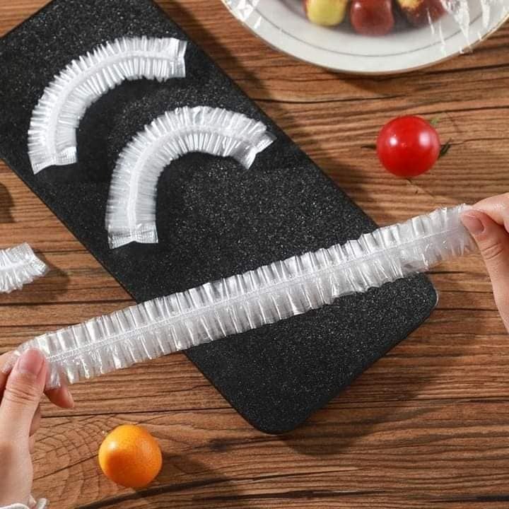 Túi Màng Bọc Thức Ăn Co Giãn Tái Sử Dụng 100 Cái