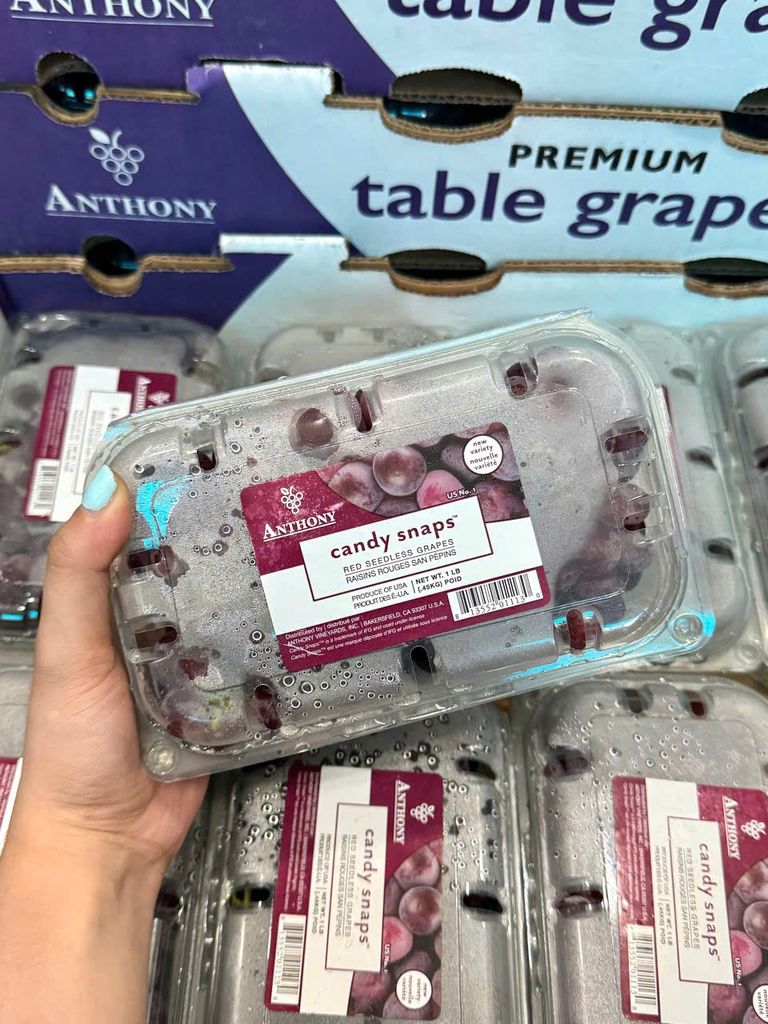 Nho Kẹo Mỹ – Hộp 454gr