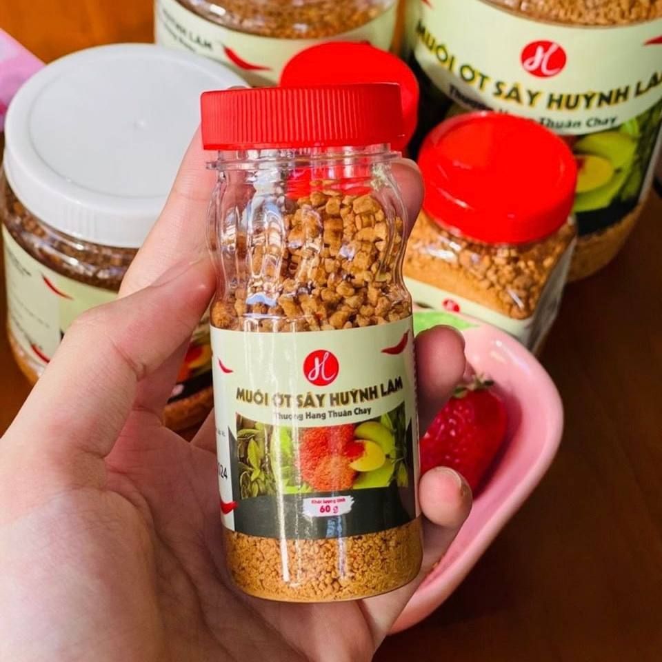 Muối Ớt Sấy Huỳnh Lâm – 60G (Hũ)