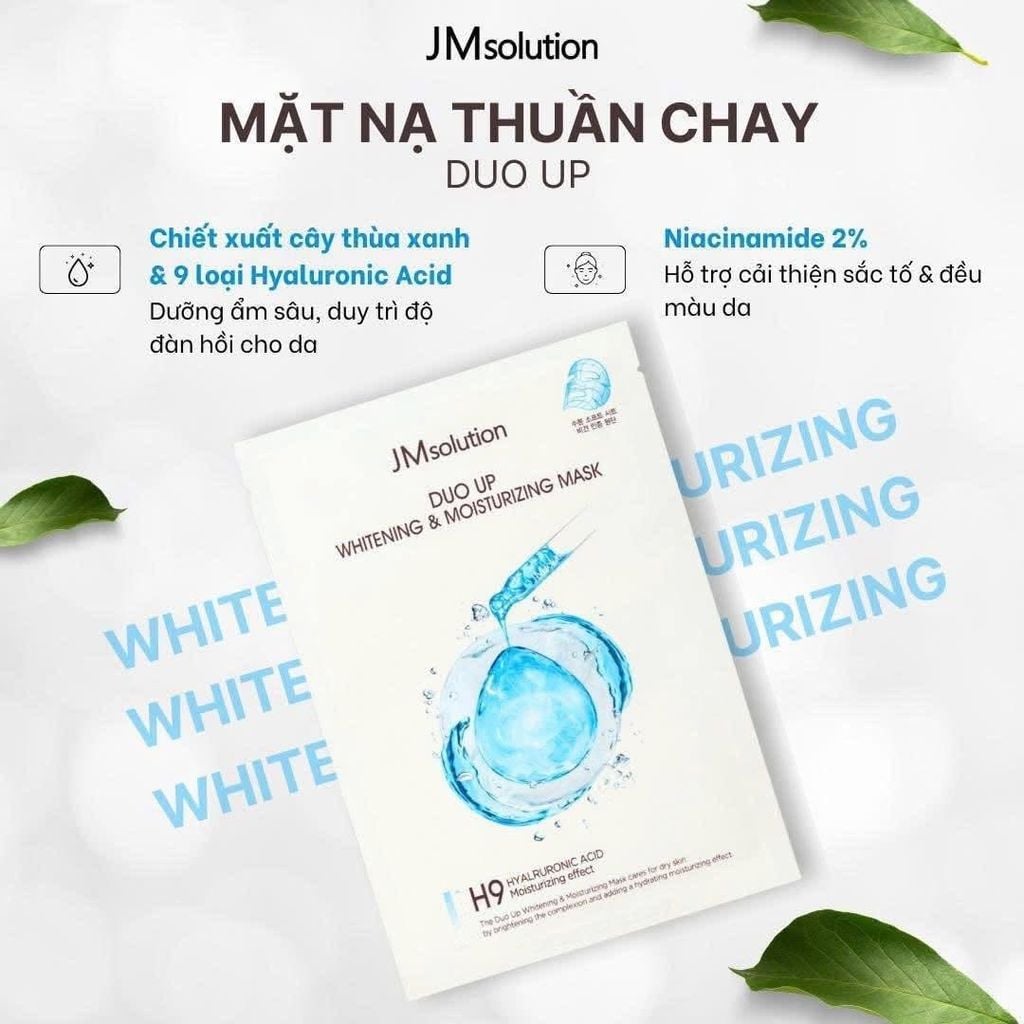 Mặt Nạ Jmsolution Duo Up Whitening & Moisturizing - 1 Miếng