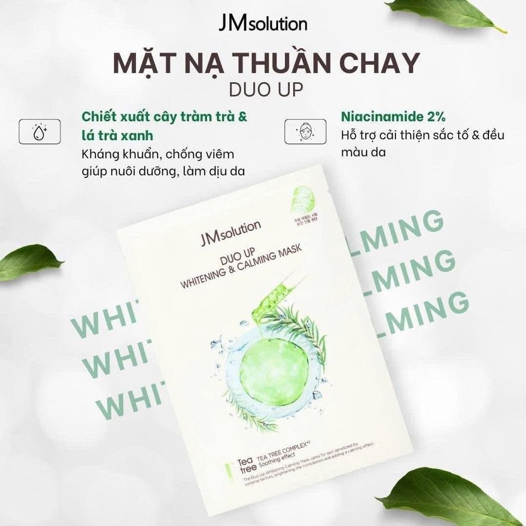 Mặt Nạ Jmsolution Duo Up Whitening & Moisturizing - 1 Miếng