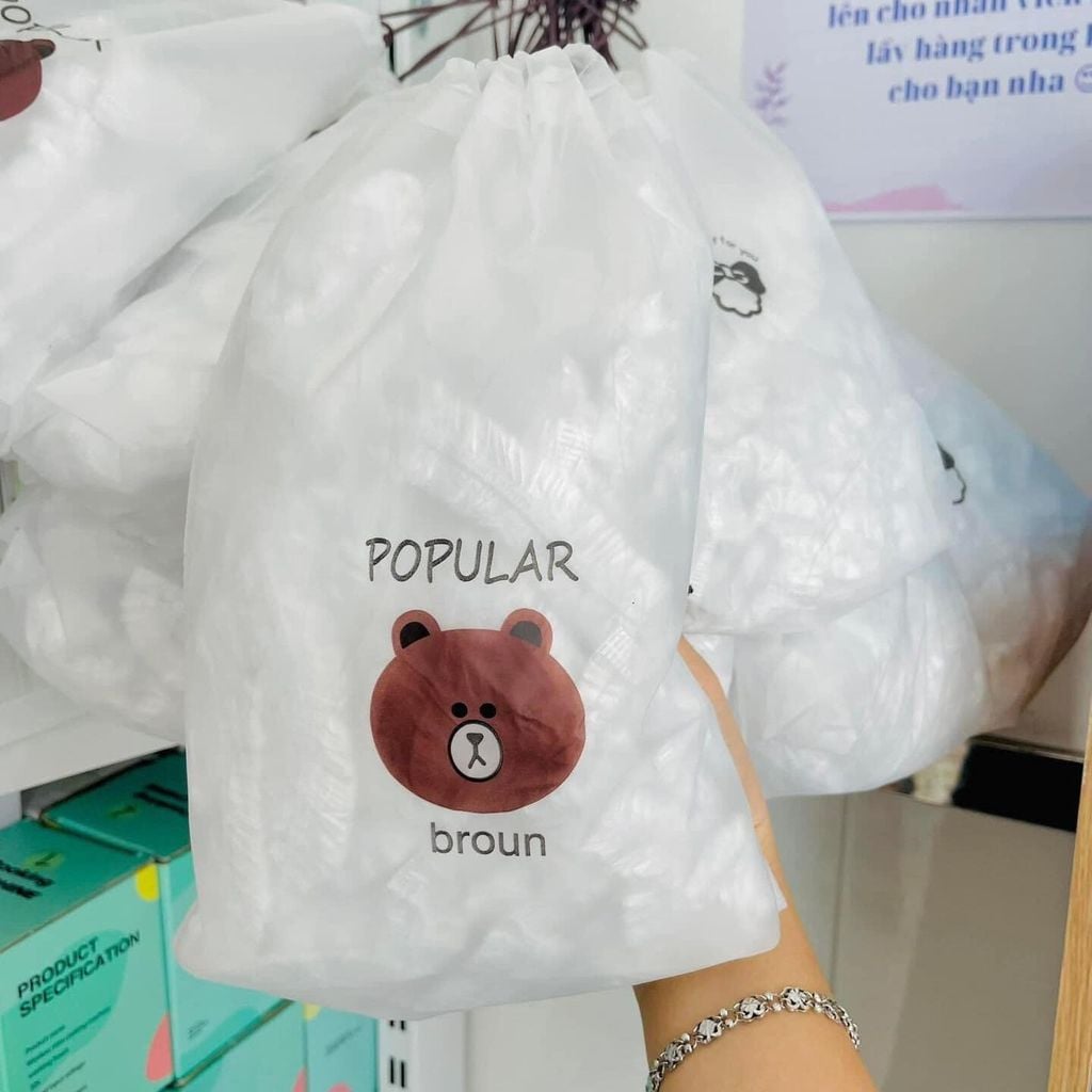 Túi Màng Bọc Thức Ăn Co Giãn Tái Sử Dụng 100 Cái