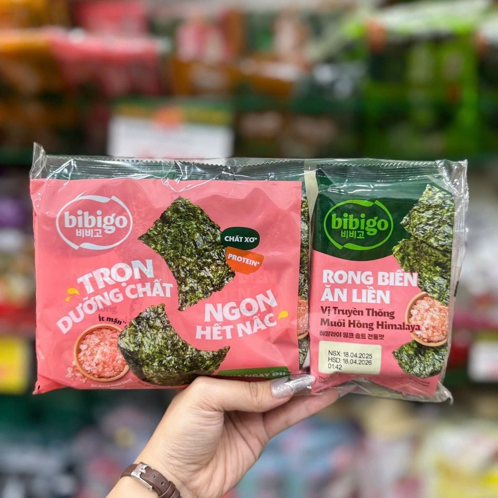 Rong Biển Ăn Liền Bibigo 4 Vị - 12g