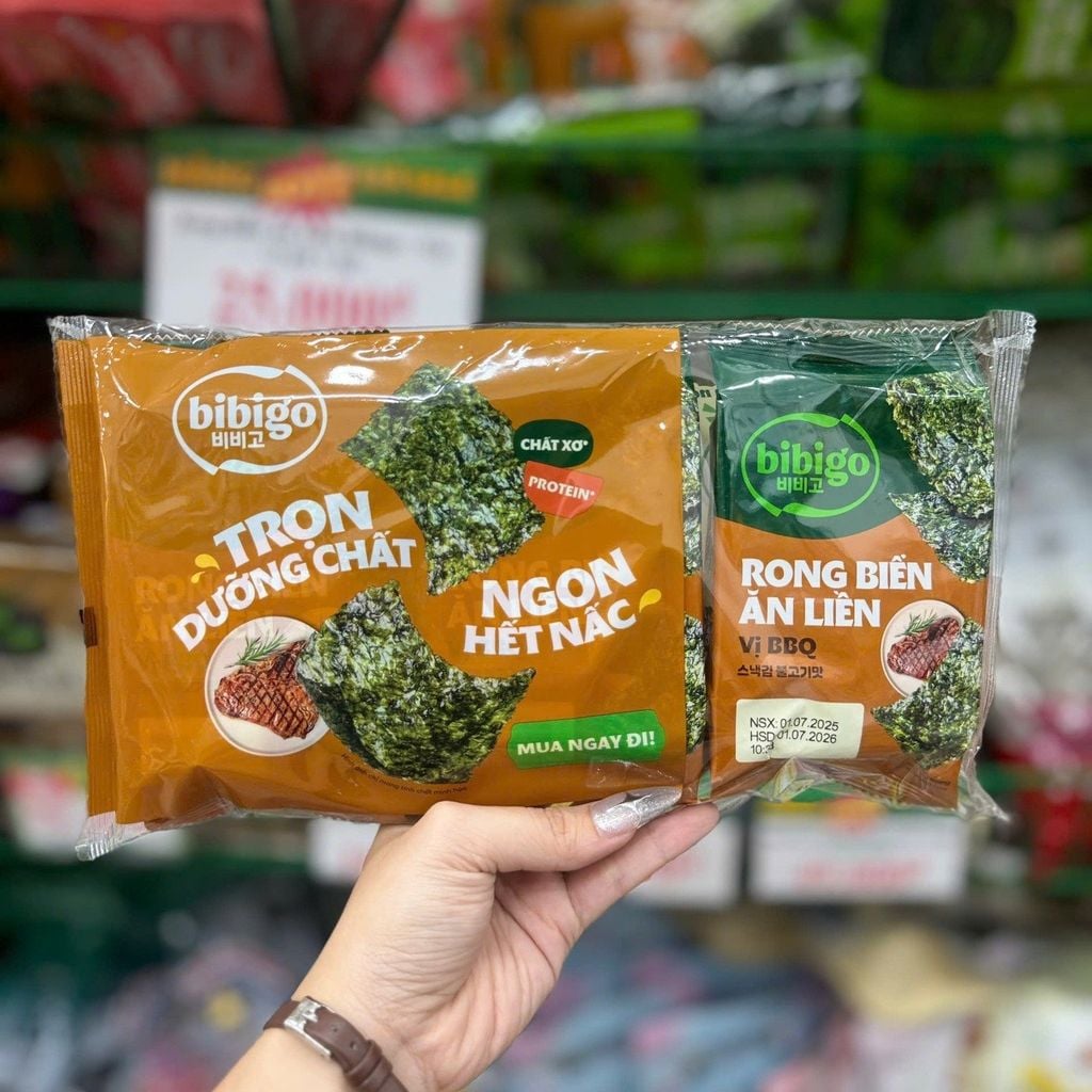 Rong Biển Ăn Liền Bibigo 4 Vị - 12g