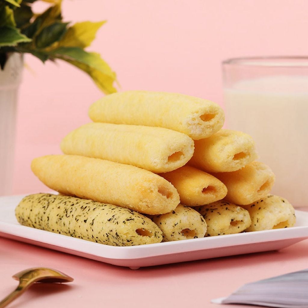 Bánh Gạo Cuộn Want Want - 170g (Vị Rong Biển, Vị Trứng Muối, Vị Bắp)