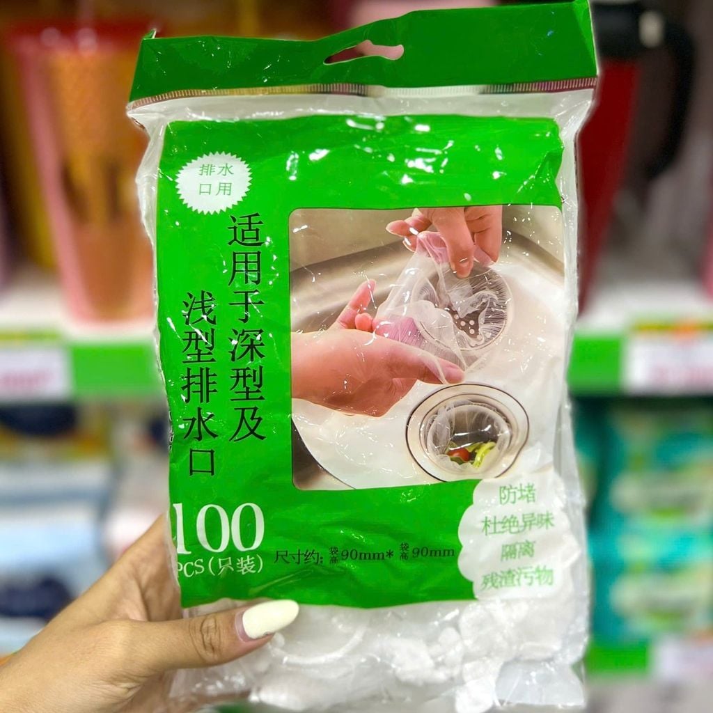 Túi Lưới Lọc Rác Bồn Rửa Chén 100 Cái