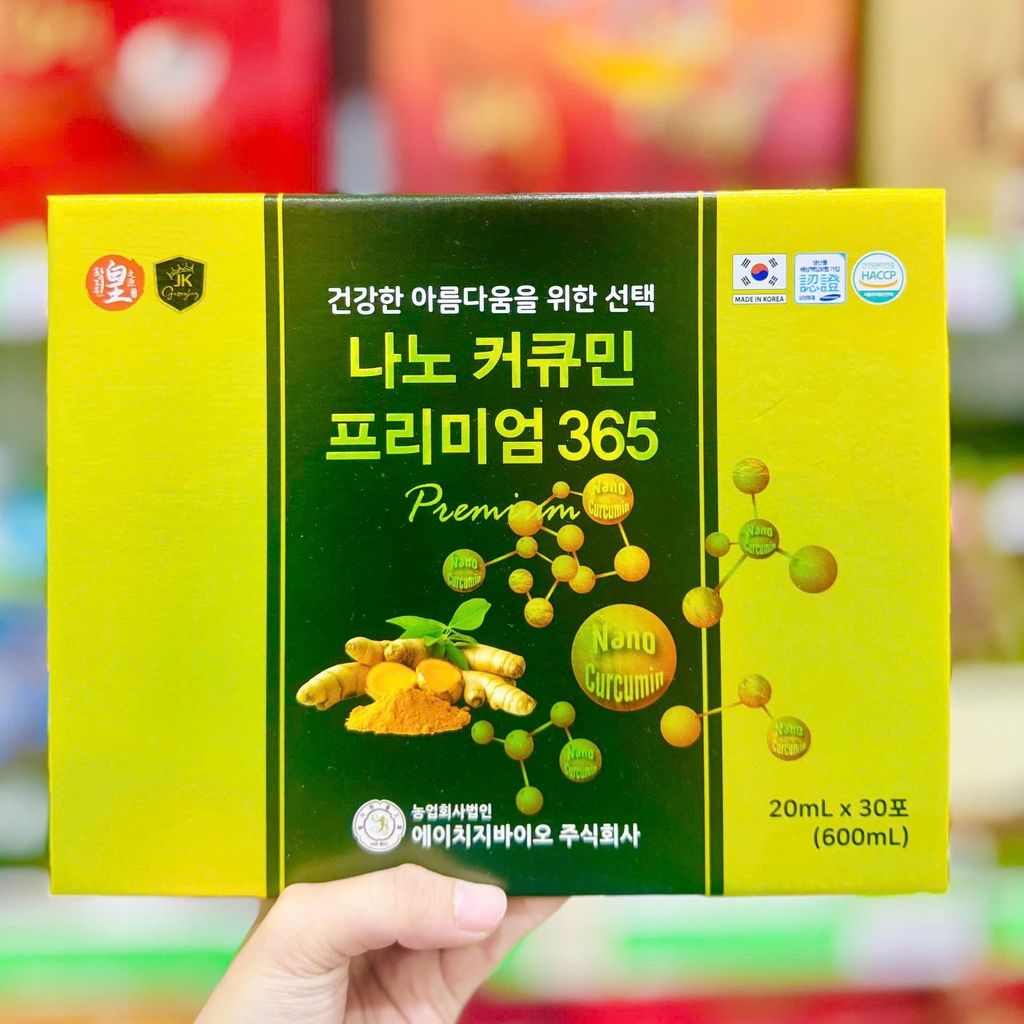 Tinh Chất Nghệ Nano Cao Cấp - 20ml x 30 gói