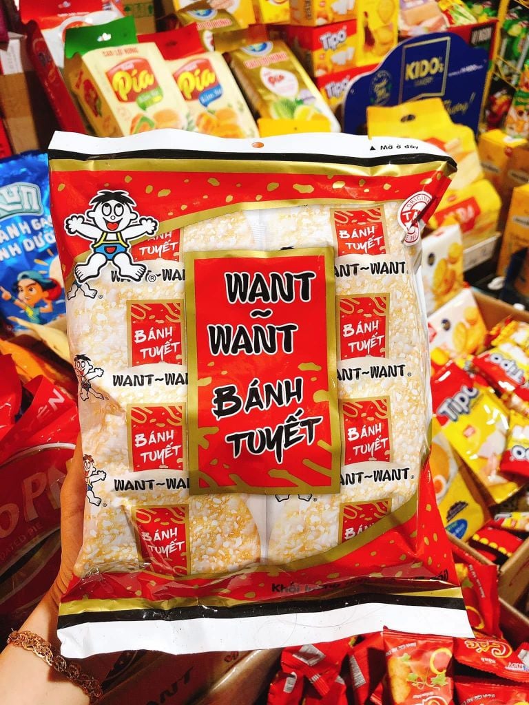 Bánh gạo WANT WANT Bánh Tuyết - 84g