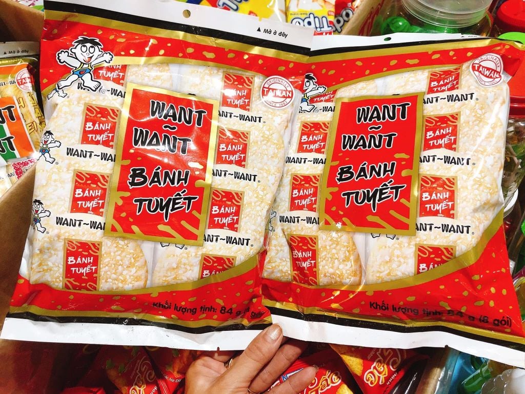 Bánh gạo WANT WANT Bánh Tuyết - 84g