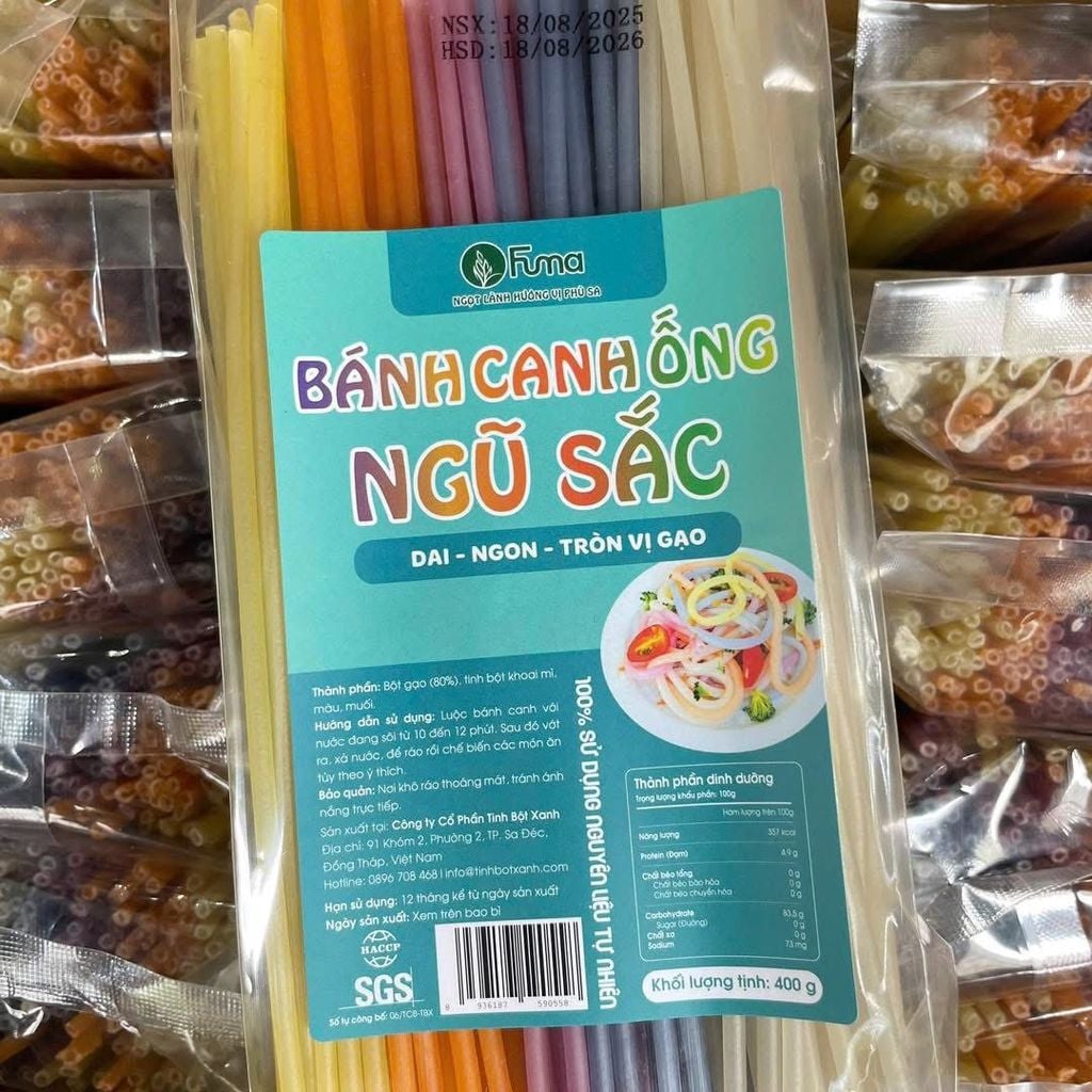 Bánh Canh Ống Ngũ Sắc Fuma - 400g