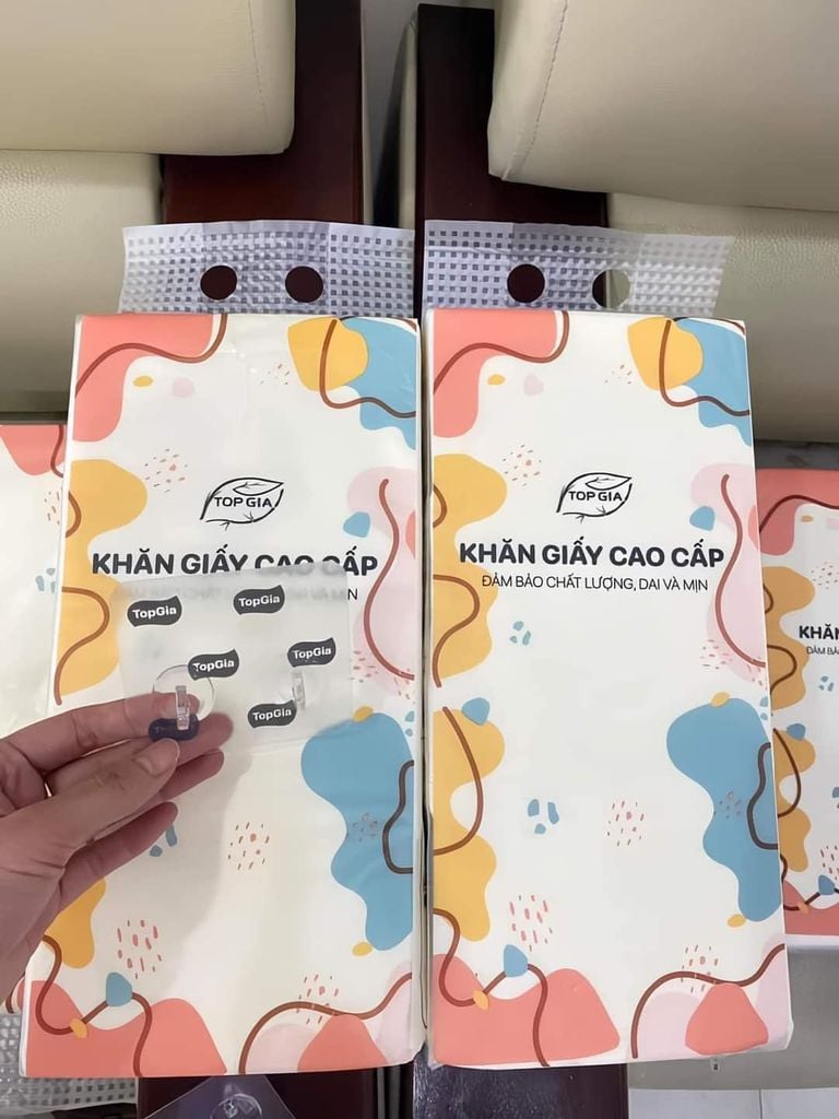 Khăn Giấy Cao Cấp TopGia 158mm x 175mm (320 tờ)