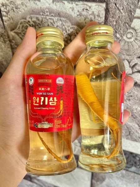 Nước Nhân Sâm Củ Won Ki Sam Hàn Quốc - 10 chai x 120ml