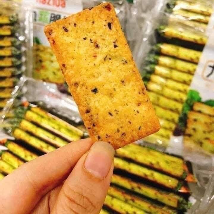 Bánh Quy Rau Củ Kenju Hộp Thiếc Hoa Premium – 456g