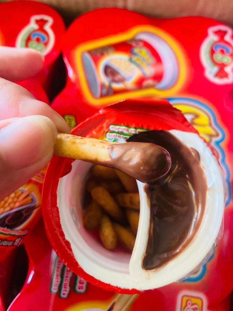 Lốc 10 Hũ Bánh Chấm Socola Funny Cup - 150G