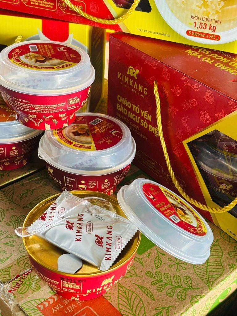 Cháo Tổ Yến Bào Ngư Sò Điệp KimKang- Hộp 255g
