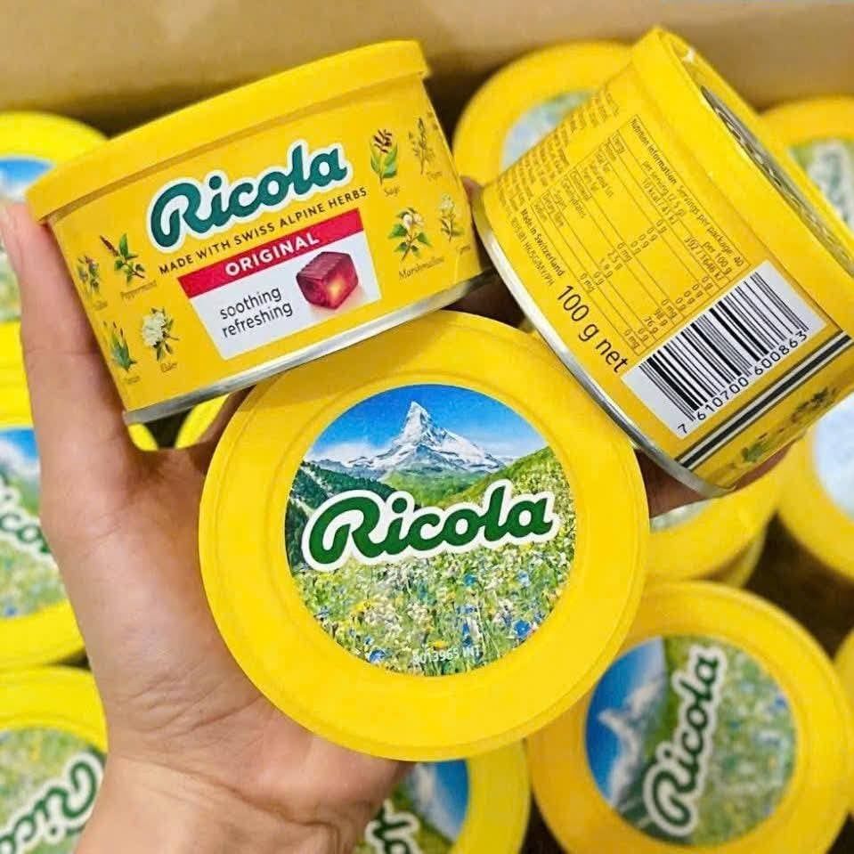 Kẹo Ngậm Thảo Mộc Ricola Thụy Sỹ Cao Cấp - 100G