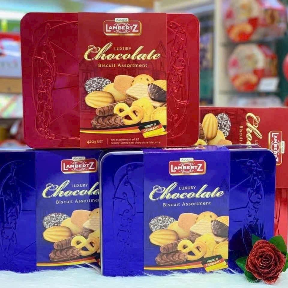 Hộp Bánh Lambertz Luxury Chocolate – 420g