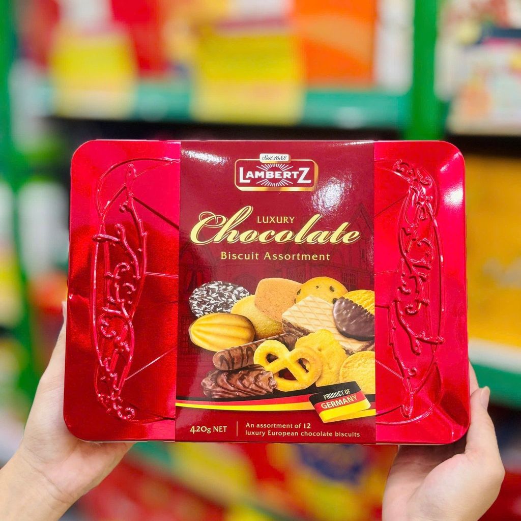 Hộp Bánh Lambertz Luxury Chocolate – 420g