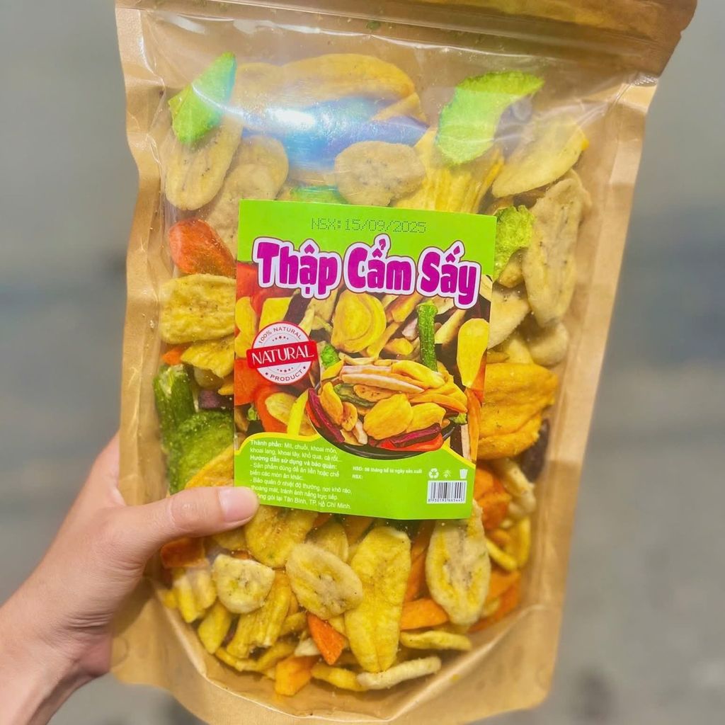 Trái Cây Thập Cẩm Sấy Giòn - 500g
