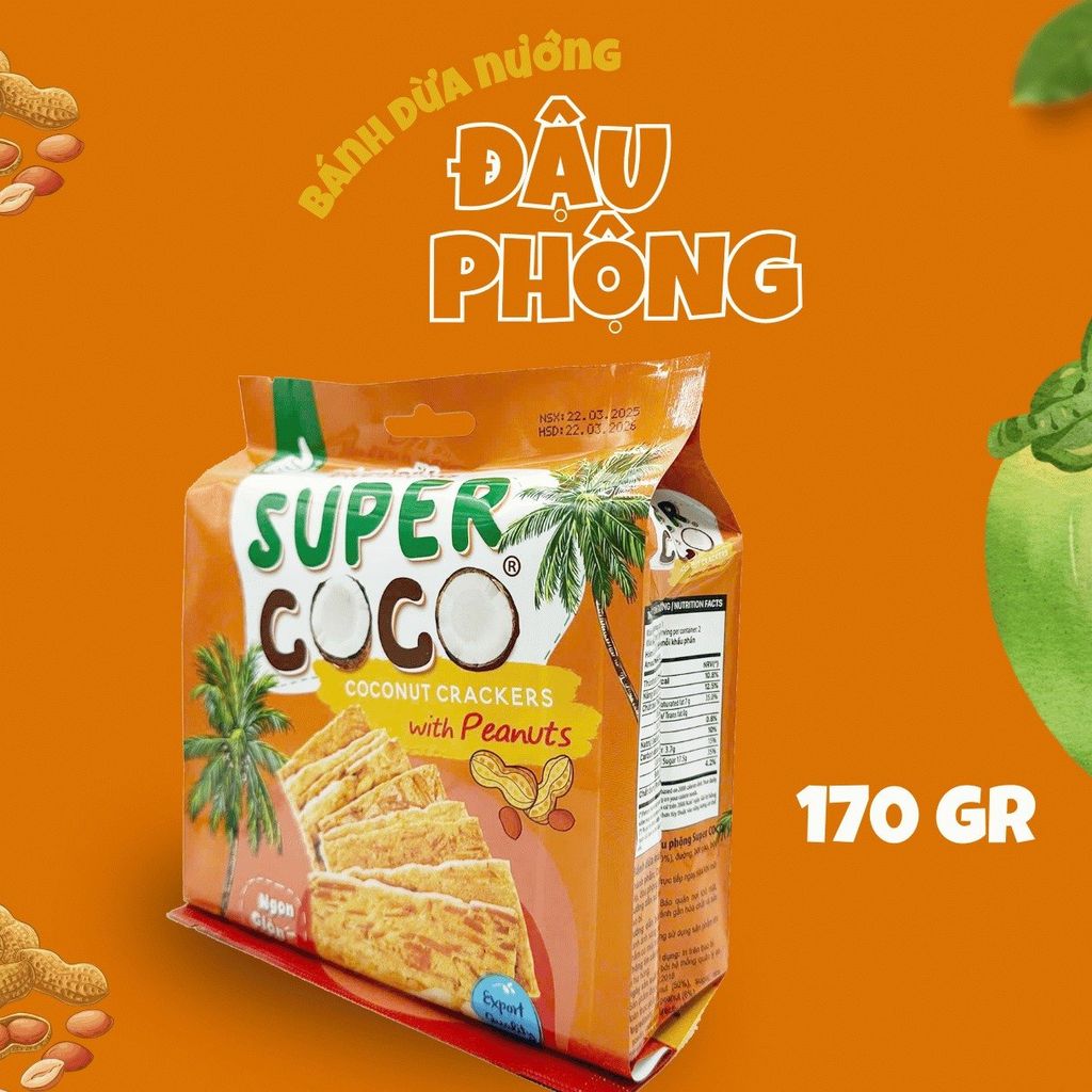 Bánh Dừa Nướng Super Coco - 180g