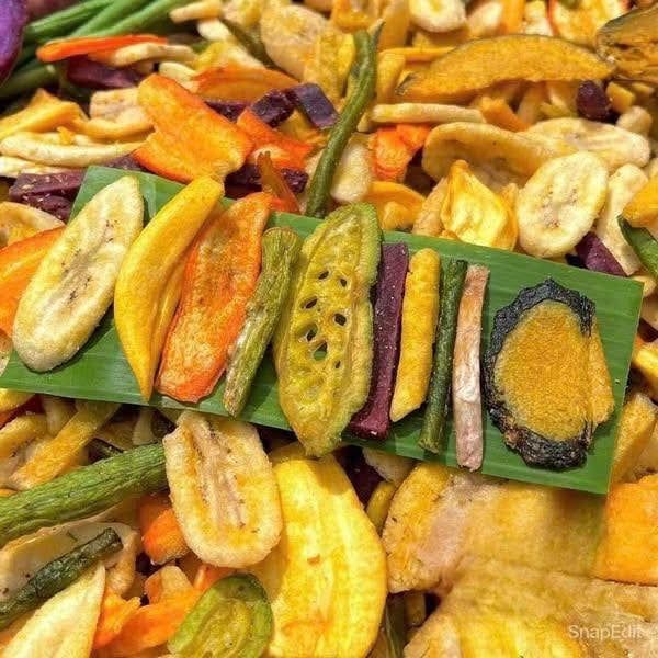 Trái Cây Thập Cẩm Sấy Giòn - 500g