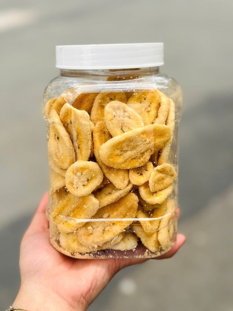 Chuối Cau Sấy Giòn - Hộp 500g