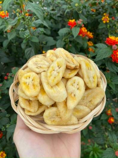 Chuối Cau Sấy Giòn - Hộp 500g