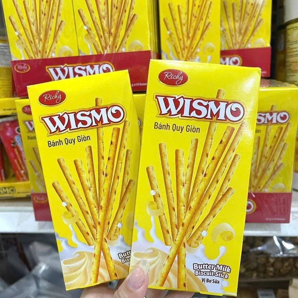 Bánh Quy Giòn Wismo Richy - 22g (Lốc 10 Hộp)