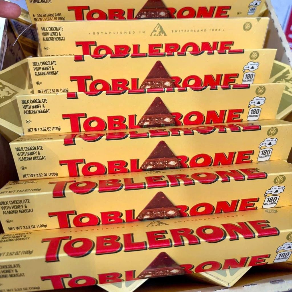 Socola Sữa Toblerone Mật Ong & Hạnh Nhân - 100g