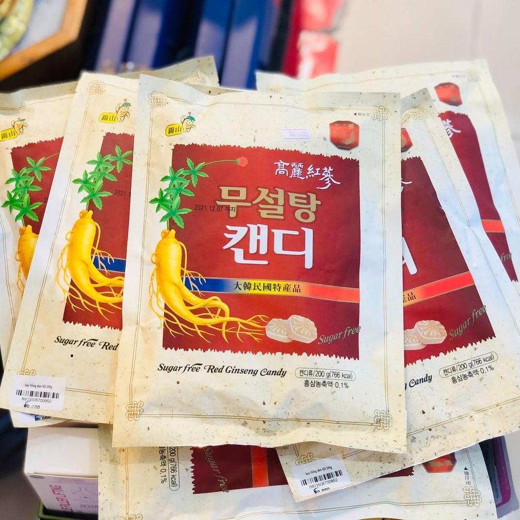 Kẹo Hồng Sâm Không Đường Hàn Quốc - 500g
