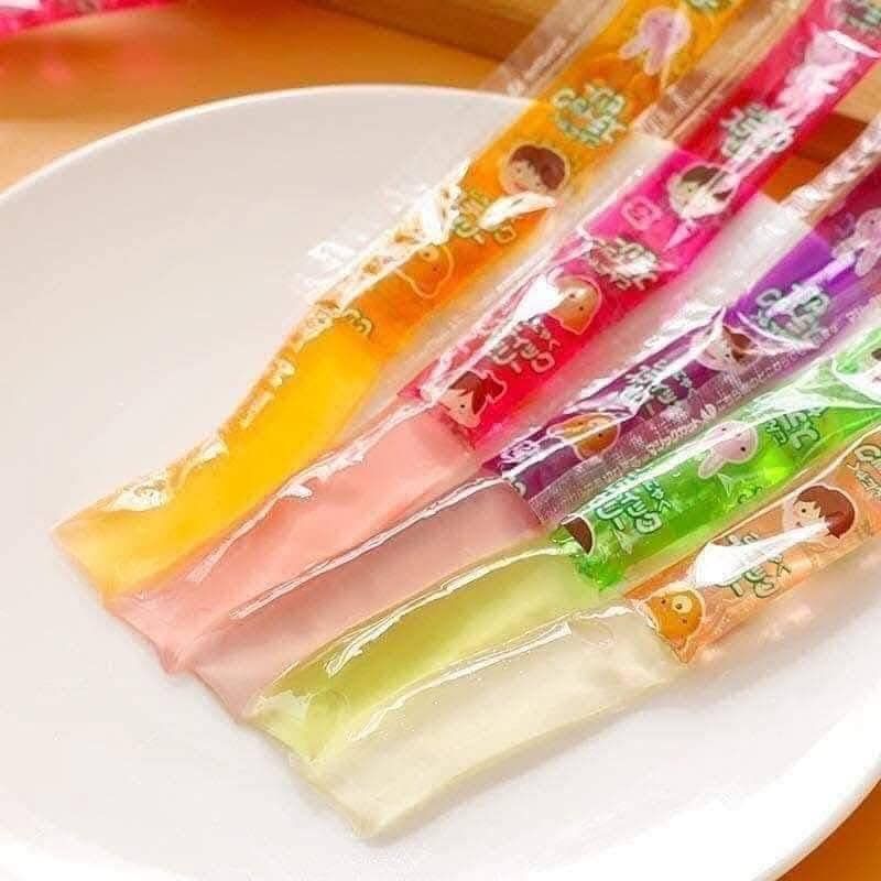 Hũ Thạch Trái Cây Jinjin Jelly Strip - Hộp 1000g