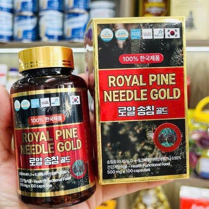 Tinh Dầu Thông Đỏ Royal Pine Needle Gold – 100 Viên