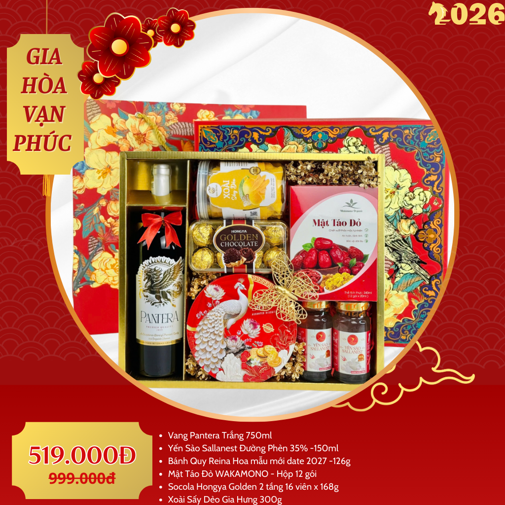 Hộp Quà Tết Cao Cấp 2026 – Gia Hòa Vạn Phúc