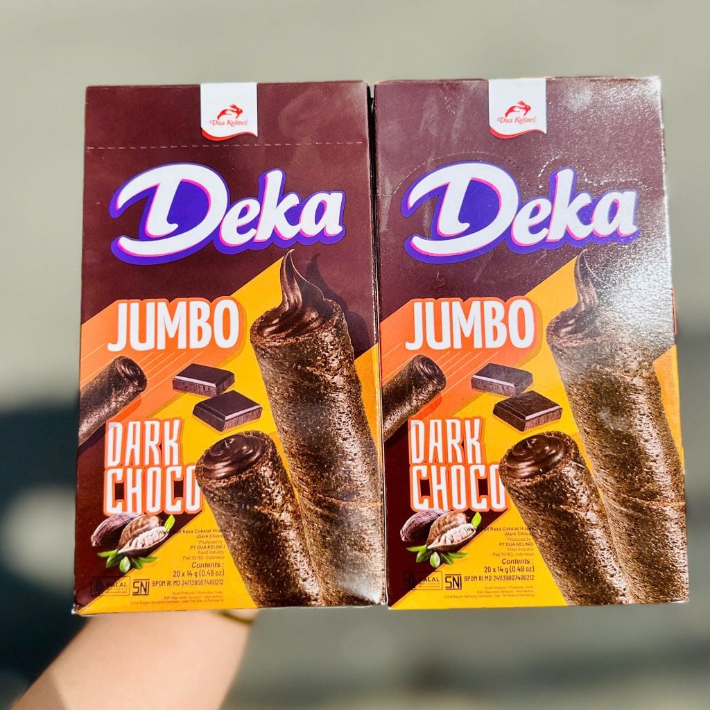 Bánh Xốp Deka Jumbo Vị Socola Đen - 140g