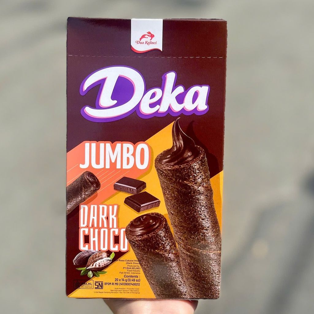 Bánh Xốp Deka Jumbo Vị Socola Đen - 140g