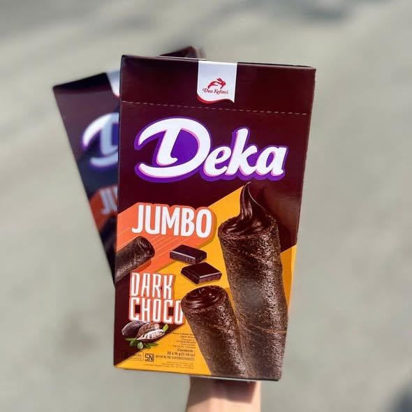 Bánh Xốp Deka Jumbo Vị Socola Đen - 140g