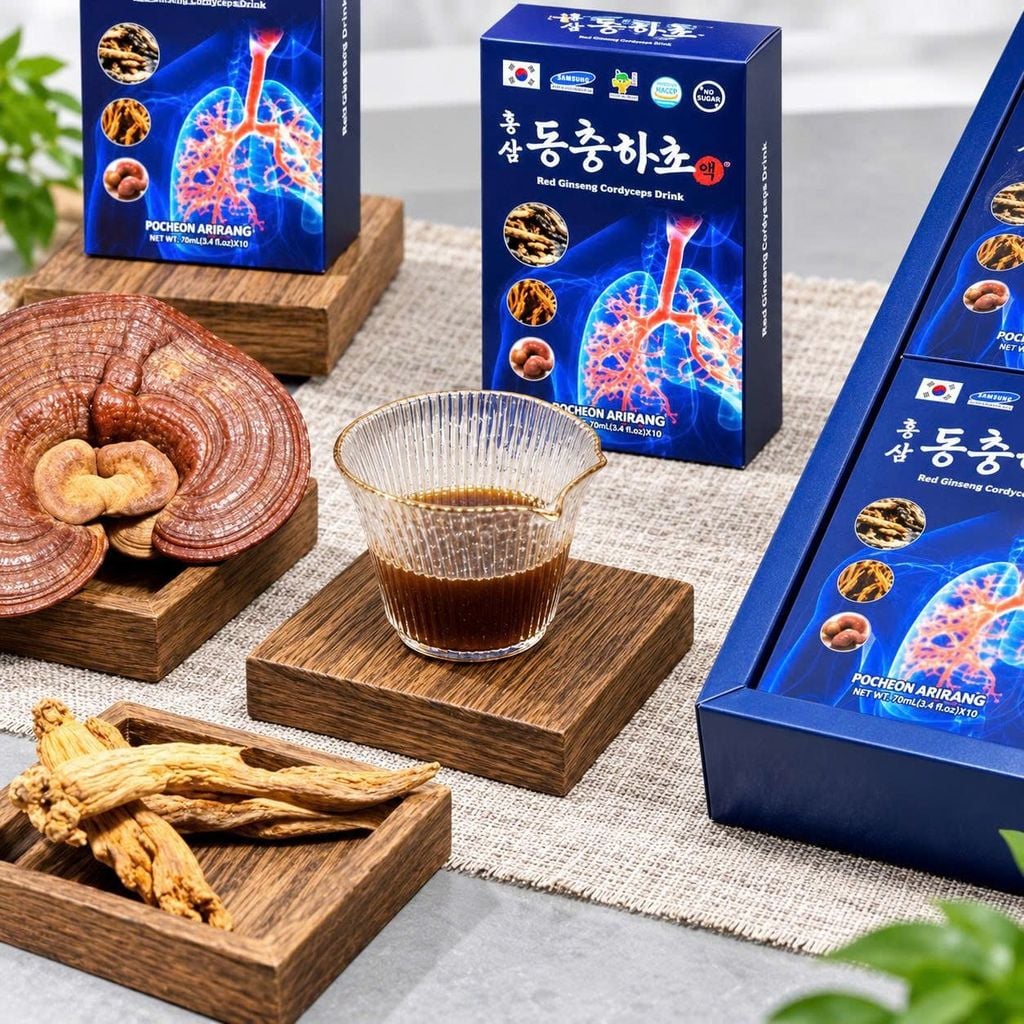 Nước Bổ Phổi Pocheon Hàn Quốc - 70ml X 30 Gói