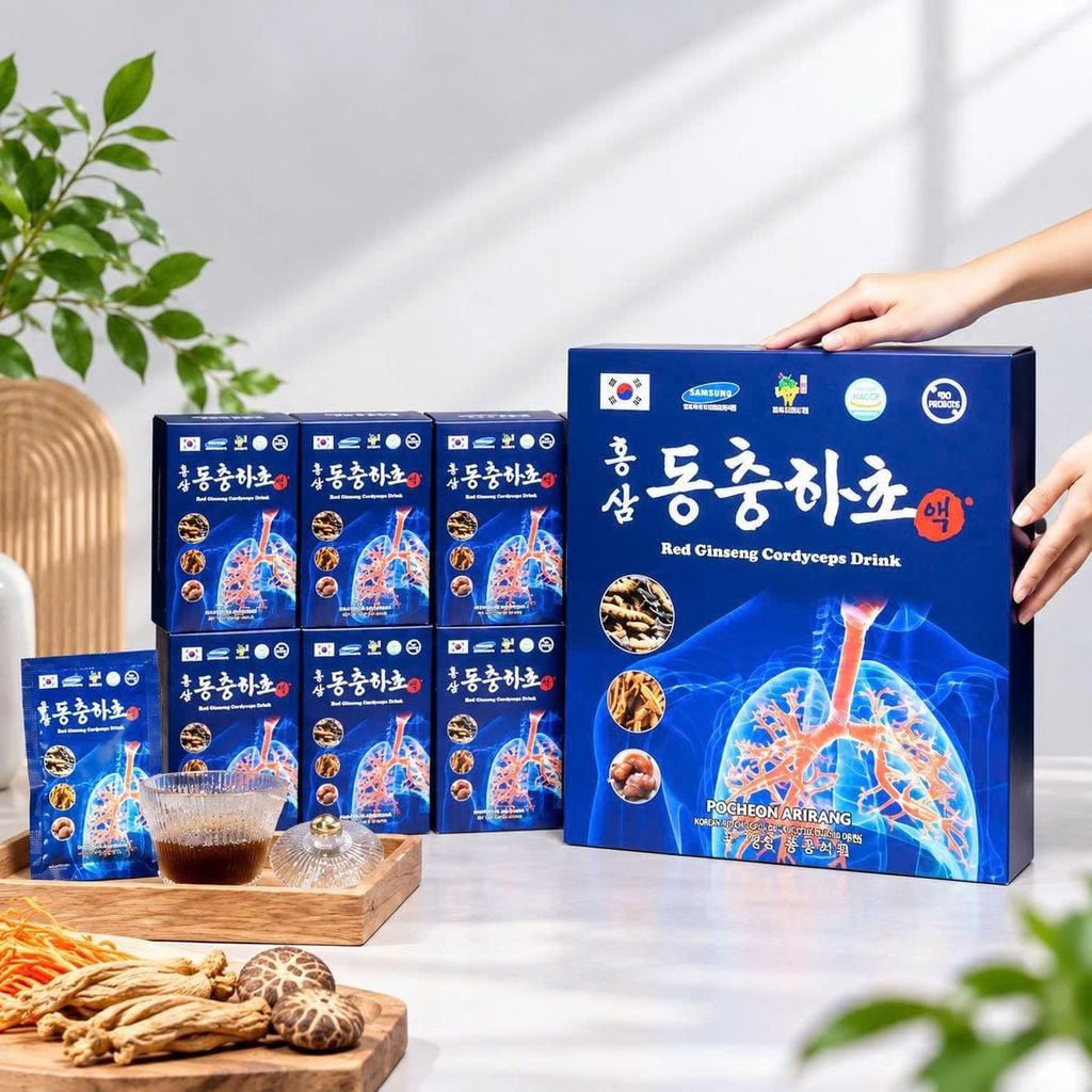 Nước Bổ Phổi Pocheon Hàn Quốc - 70ml X 30 Gói
